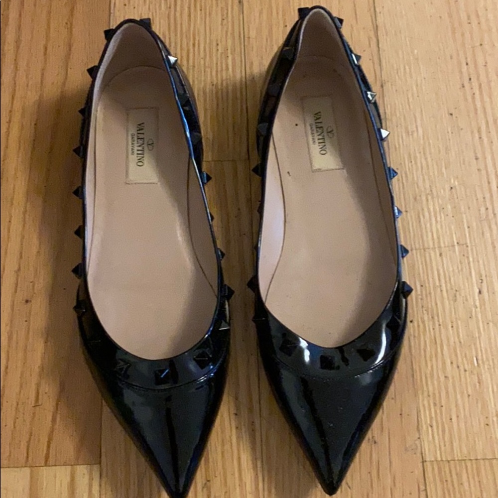 Valentino rockstud flats